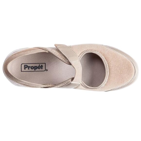 Propet Womens Onalee Mary Jane Shoes US 7 Narrow Beige NIB - Picture 3 of 13